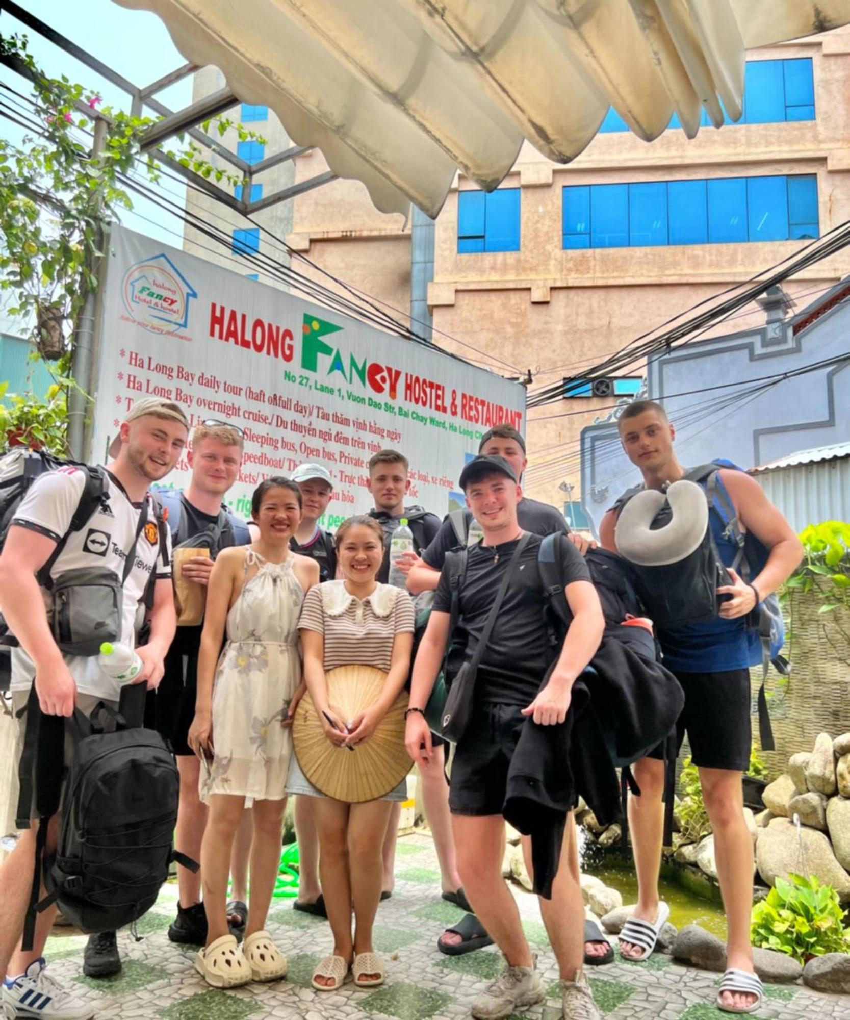 Ha Long Fancy Hostel With Vegetarian And Vegan Restaurant Exterior foto